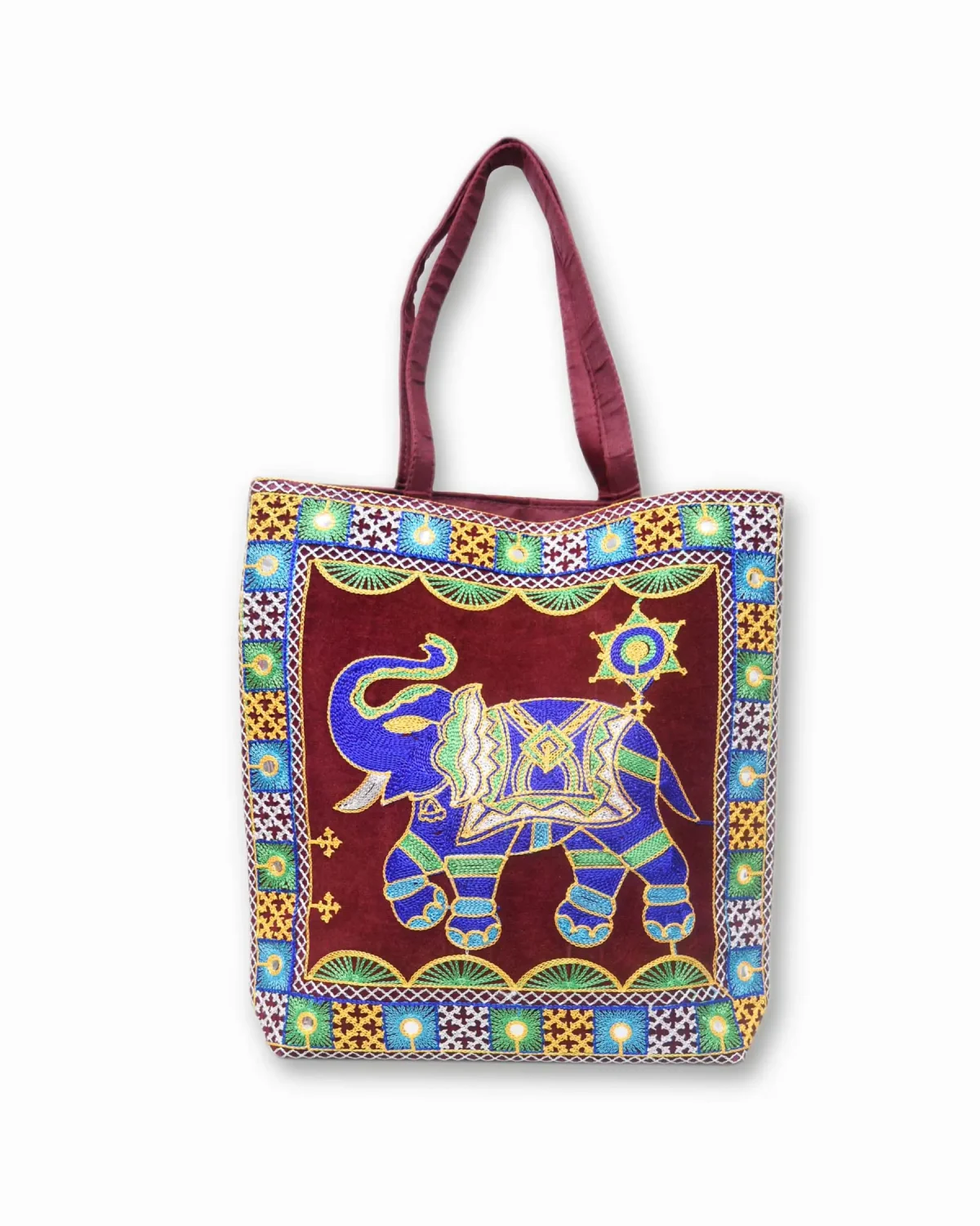 BOLSA BORDADA DE ELEFANTE