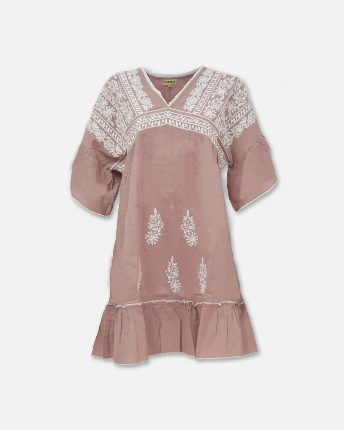 VESTIDO CORTO BORDADO