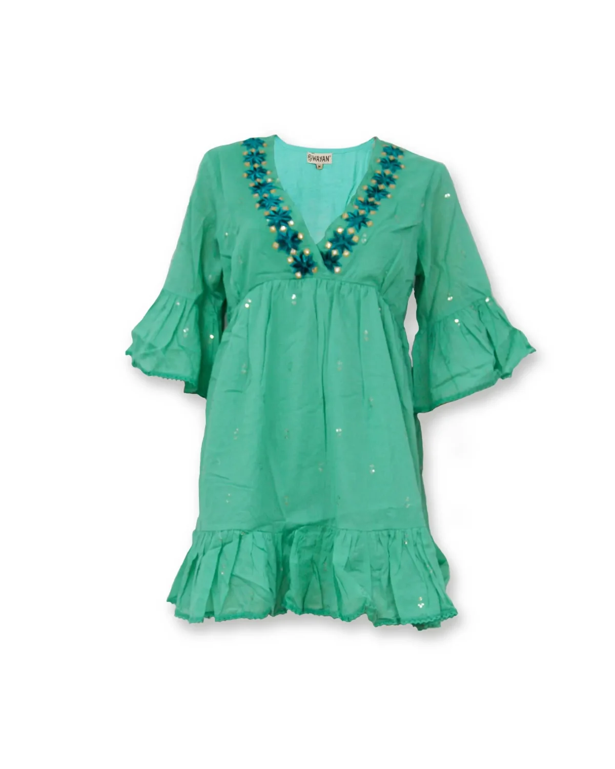 VESTIDO BOHO DE LUREX