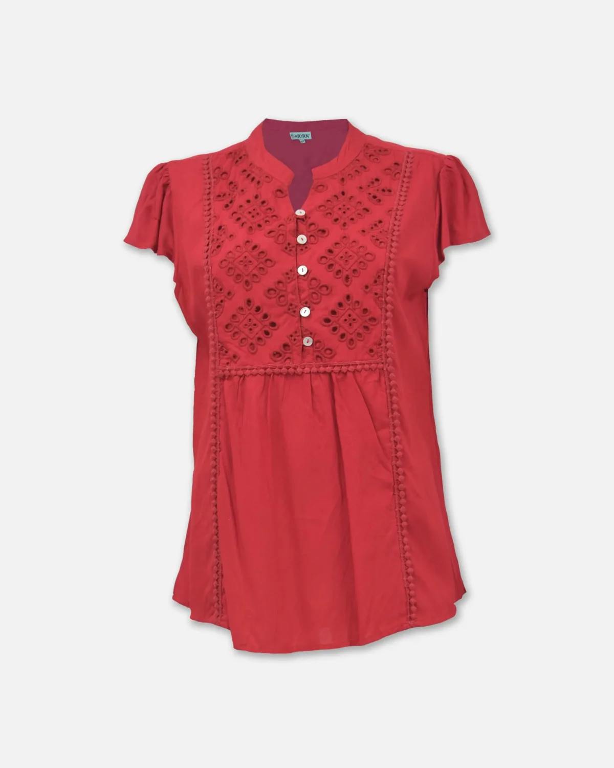 BLUSA CALADA CON BOTONES