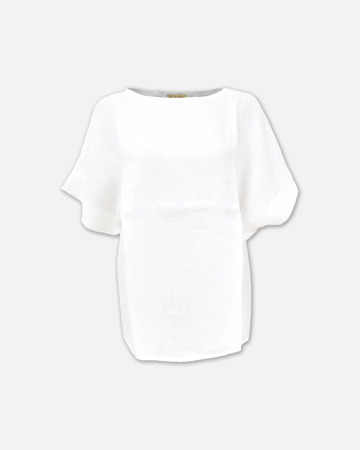 BLUSA DE MANGA CORTA DE LINO