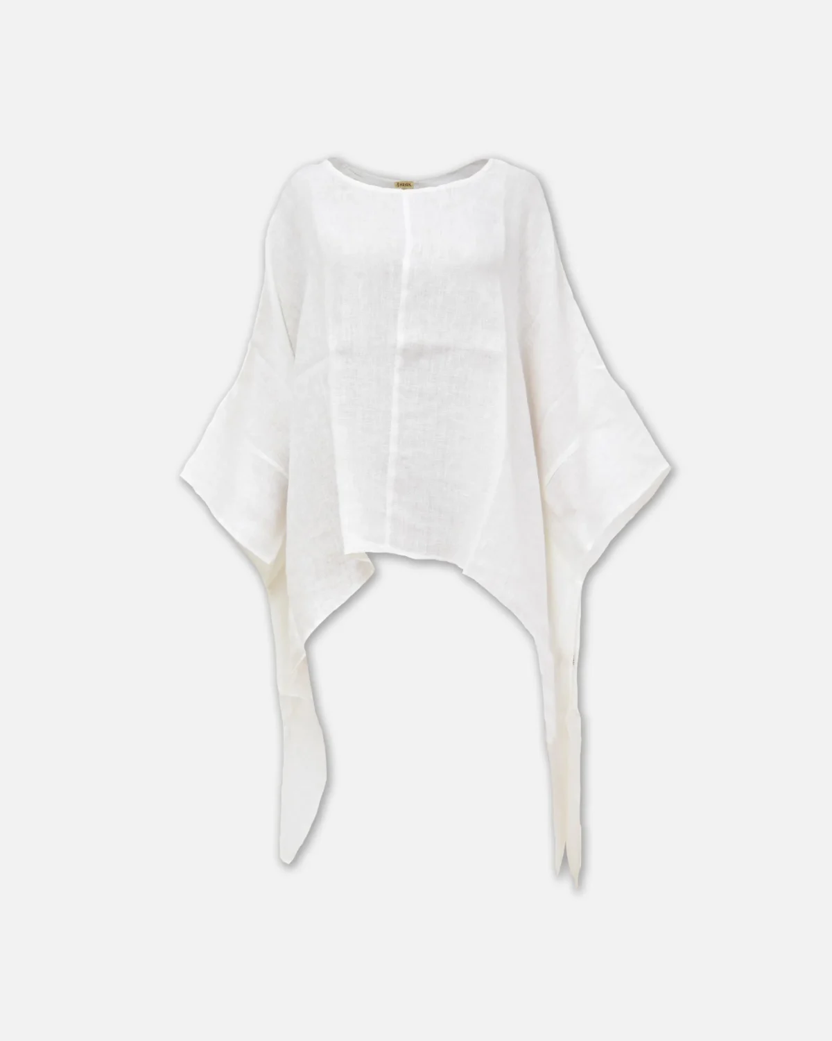 PONCHO ASIMÉTRICO DE LINO