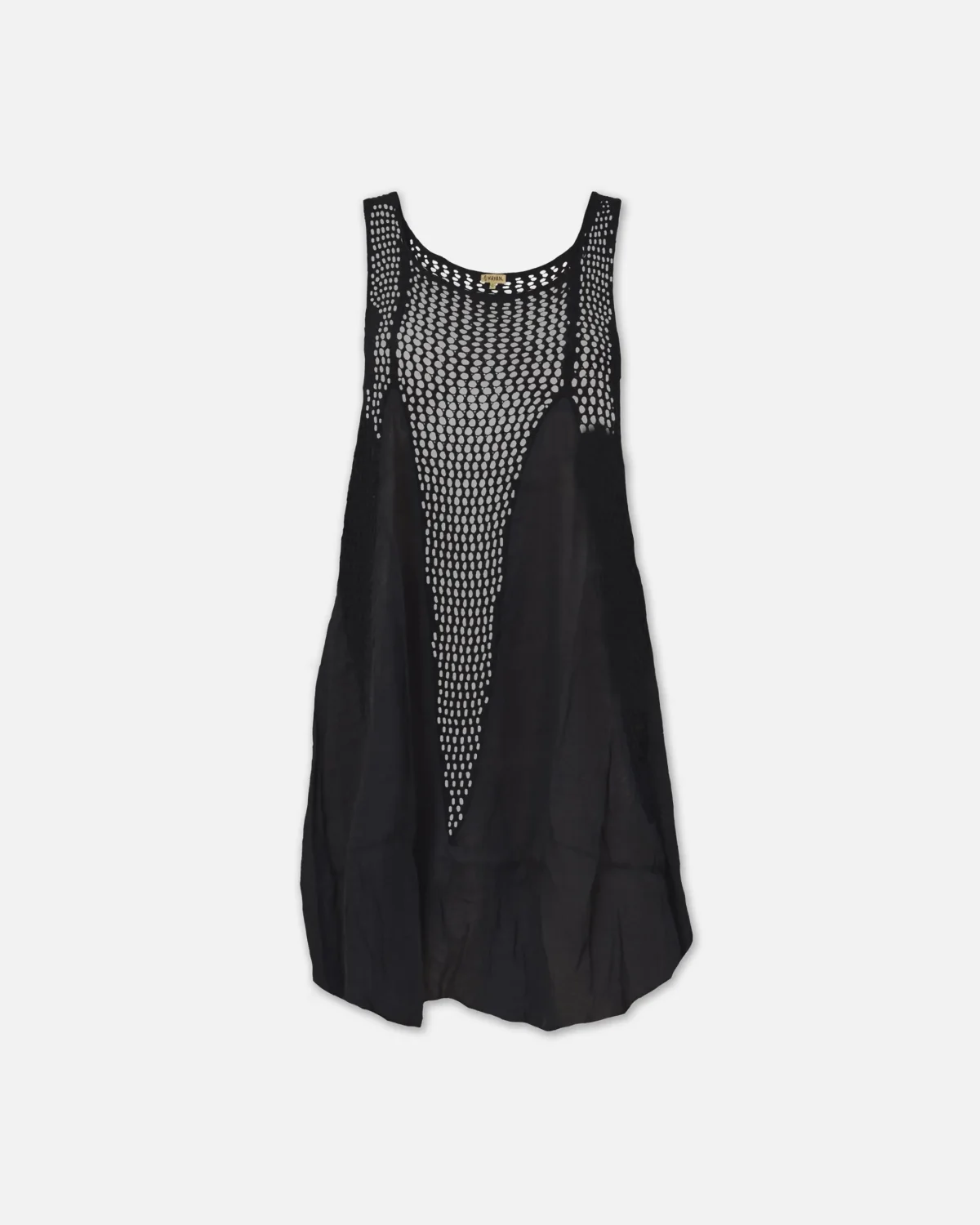 VESTIDO DE PLAYA CON TEJIDO