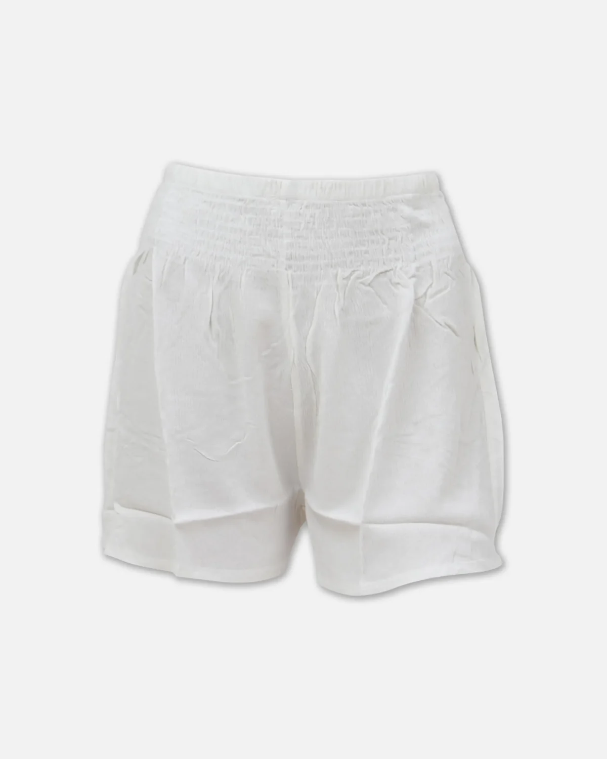 SHORT SOLIDO VISCOSA CON ELÁSTICO