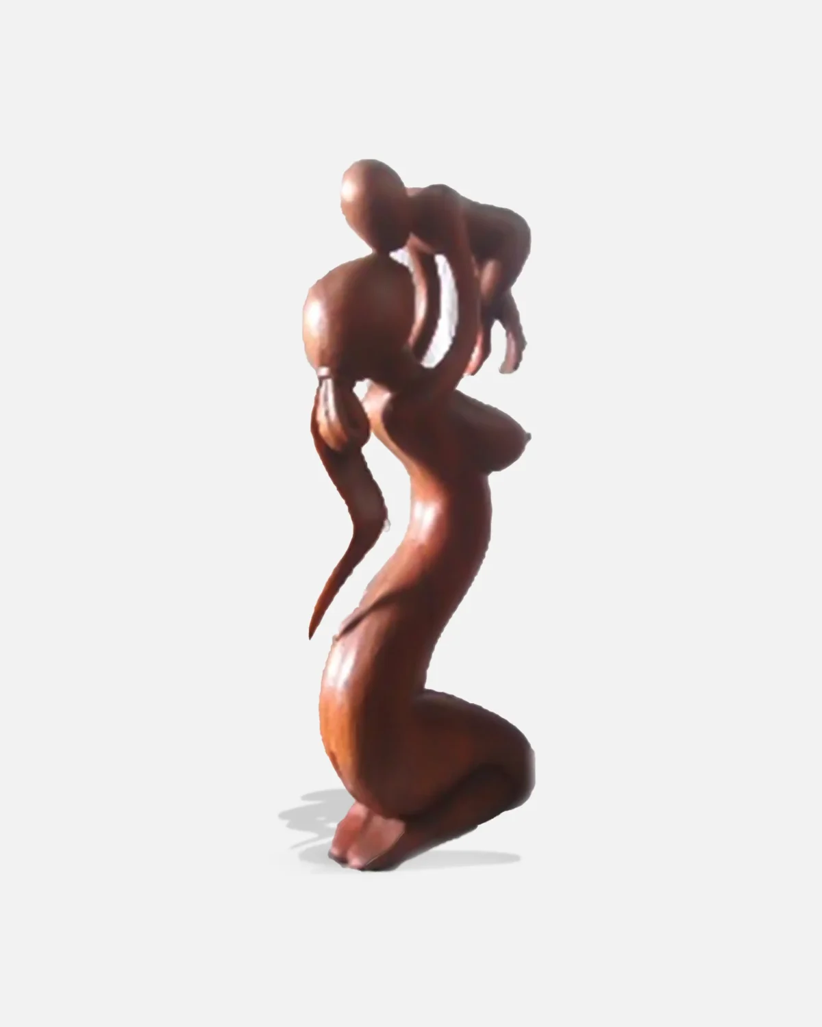 FIGURA DE MADRE EN MADERA