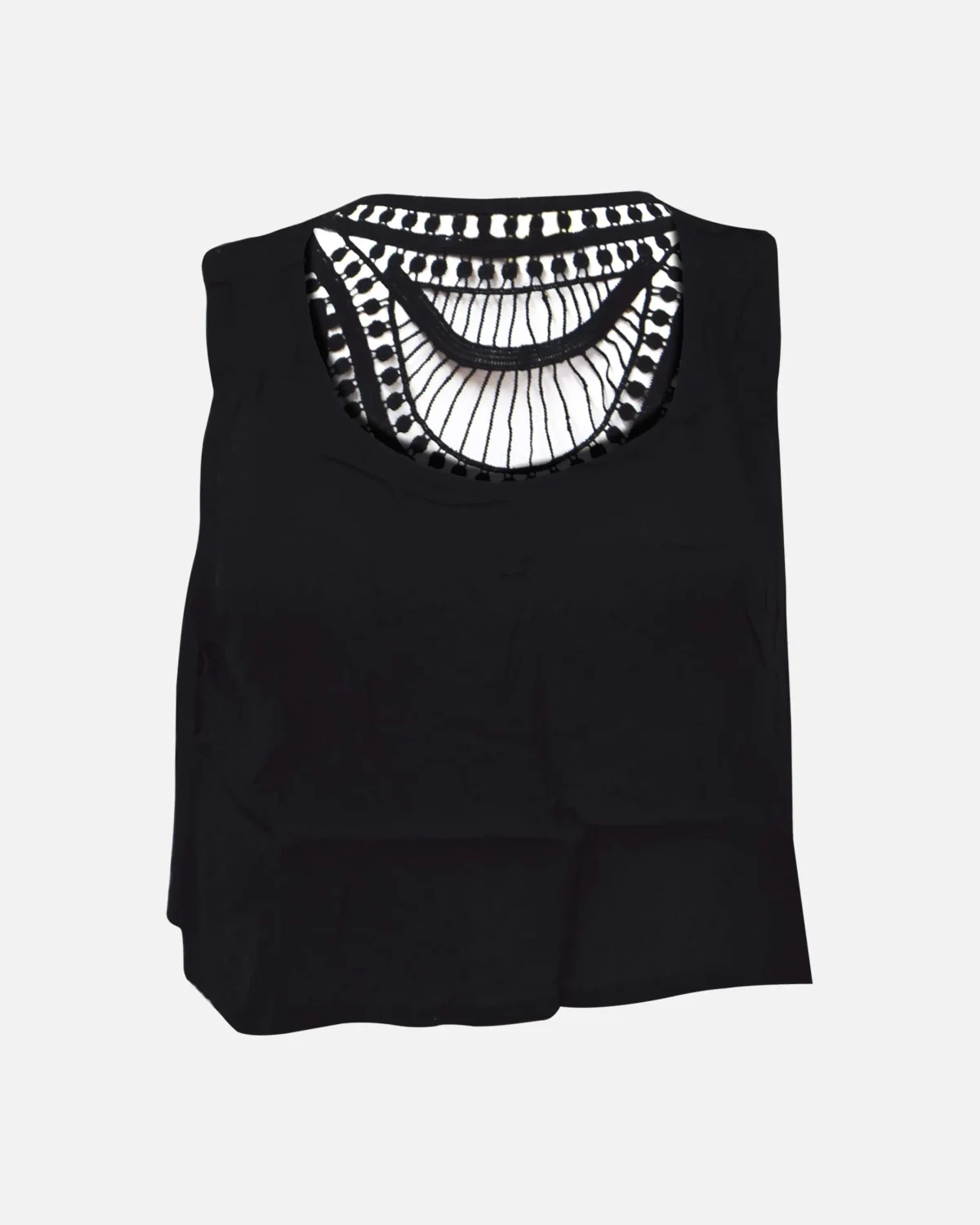 CROP TOP CON CROCHET