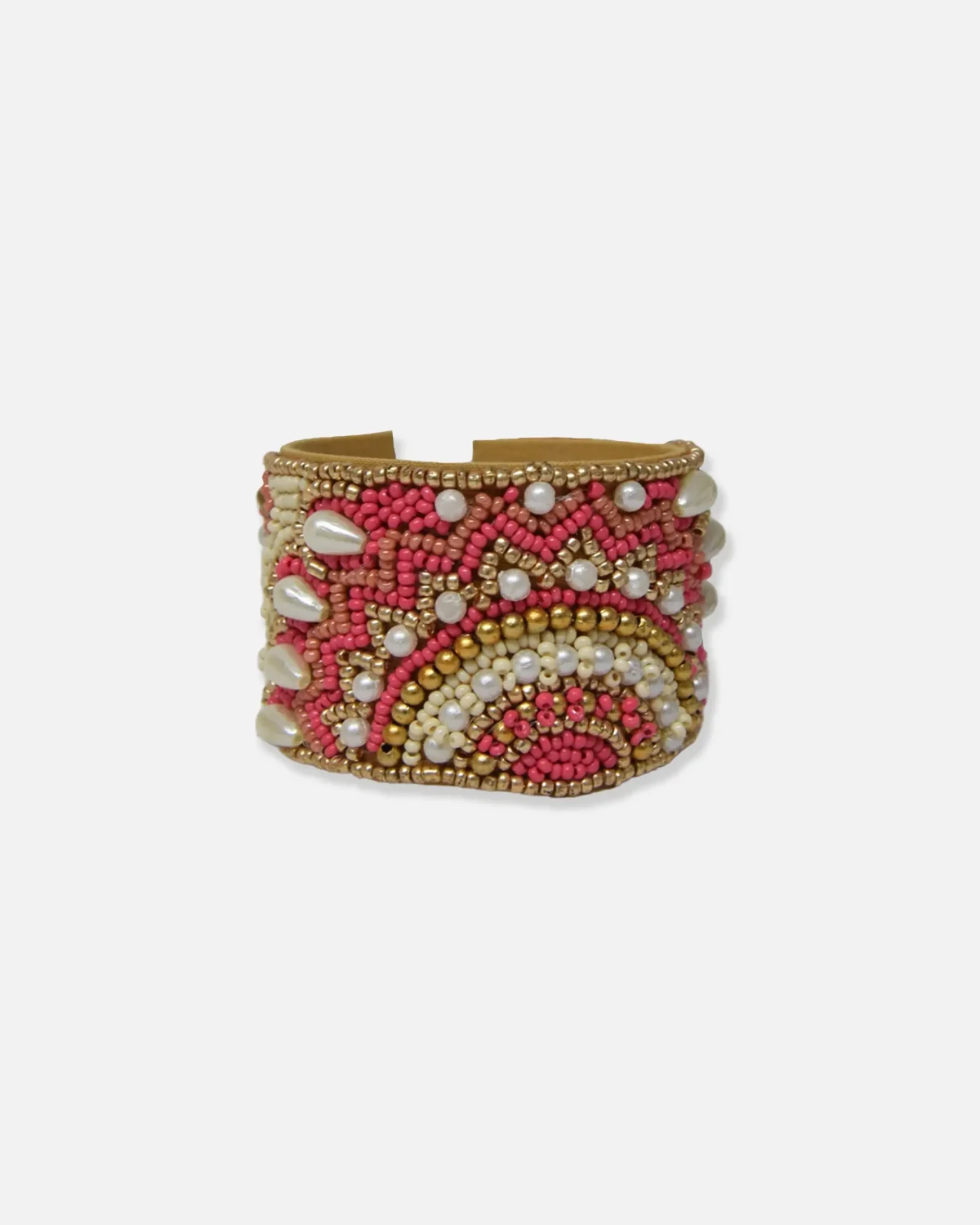 PULSERA MANDALA Y PERLAS