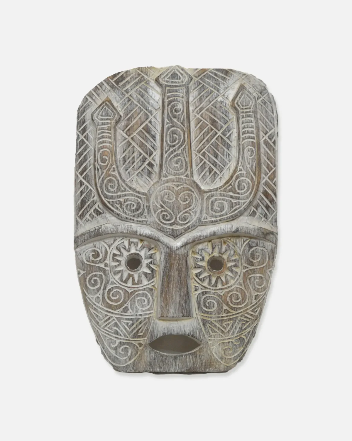 MASCARA CON CANDIL WHITE WASH