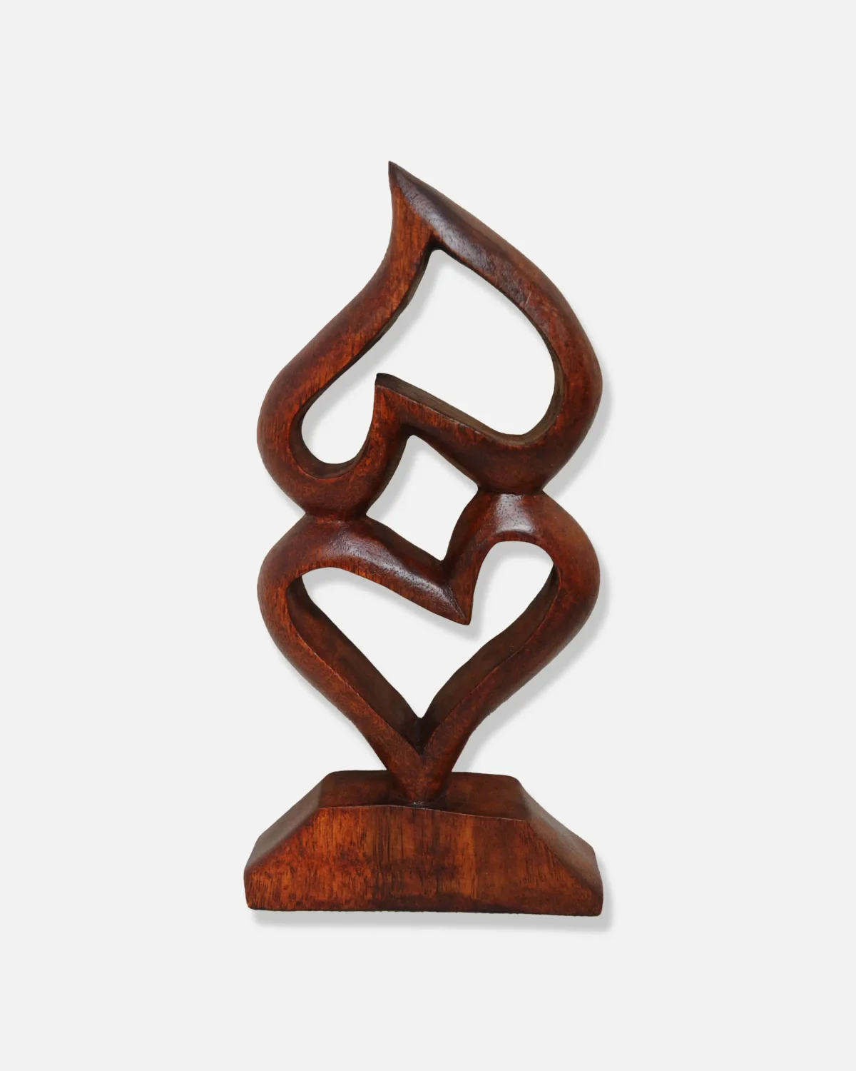 CORAZON DOBLE DE MADERA