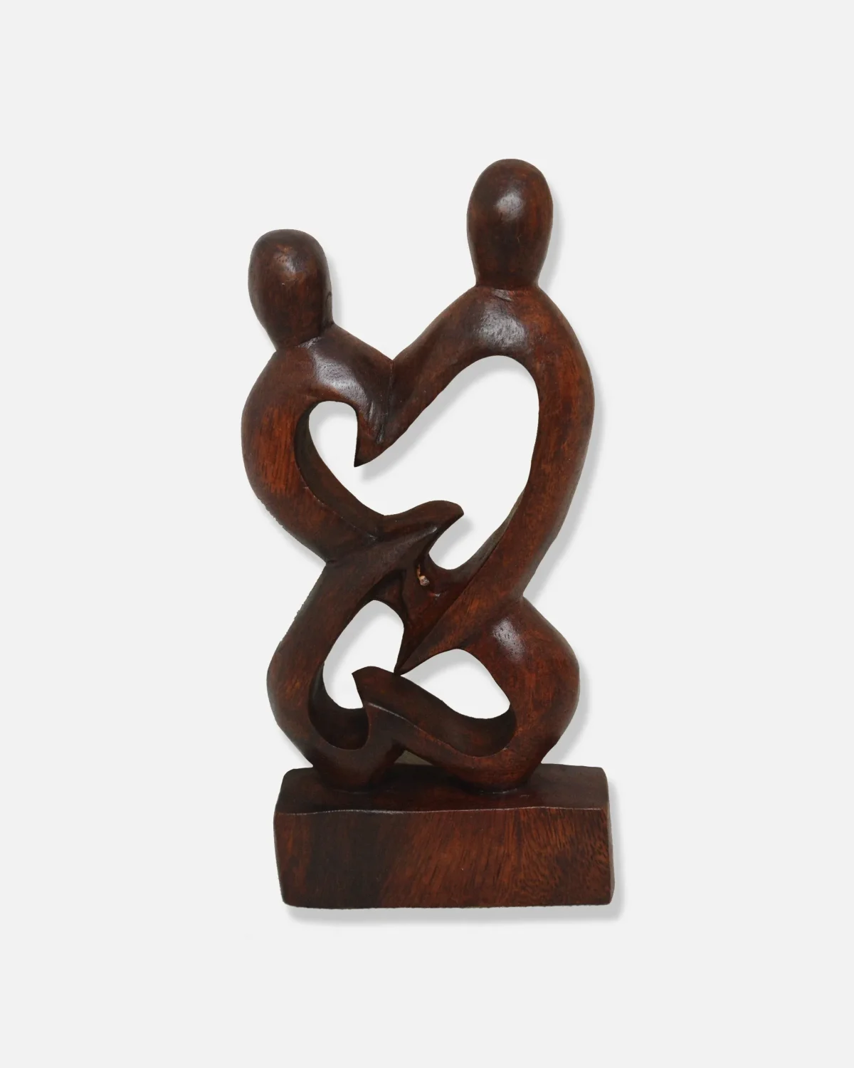 CORAZON UNIDO DE MADERA