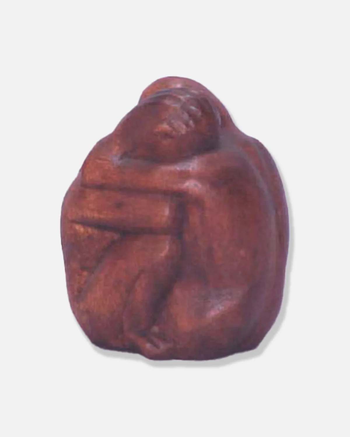 MADRE SENTADA DE MADERA